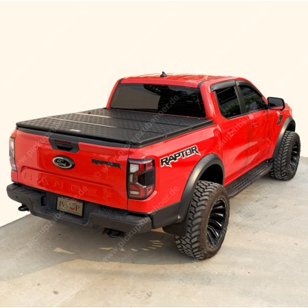 PROTECT faltbare Alu Laderaumabdeckung Ford Ranger Doppelkabine Bj. 2016-2023 / 2023+