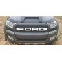 Front grille for Ford Ranger with Line-X protective coating