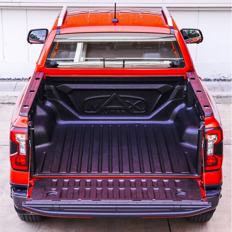 Grey Bedliner; Roll On Bed Liner; Low Odor, Water-Based Formula, No Hassle Of Mixing Components, Easy Pour And Roll; Bedliner Kit: 4 Quarts + 1 Roller