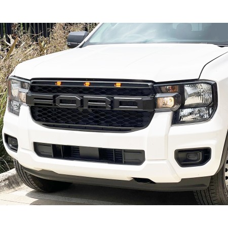 Kühlergrill für Ford Ranger Extrakabine / Einzelkabine Generation 2023+ mit Beleuchtung