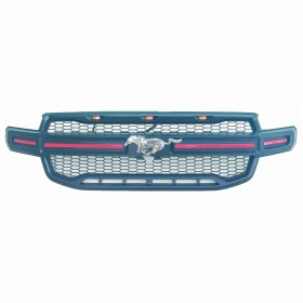 Mustang radiator grille for Ford Ranger generation year 2023+ with lighting