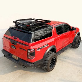 Aluminum roof rack with lighting for trucks!