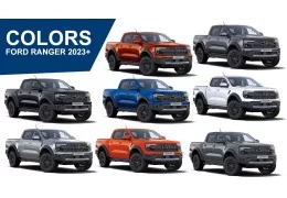 Ford Ranger models and colors Generation 2023+